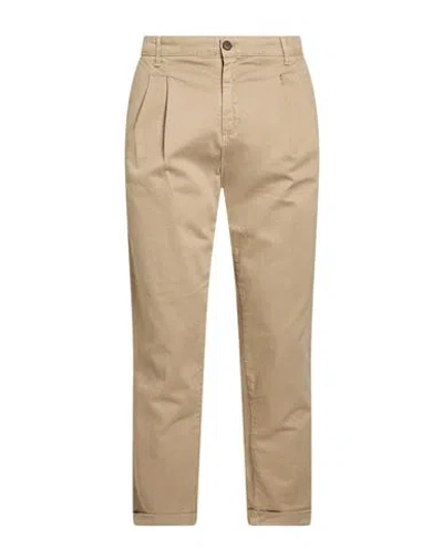 Moro Man Pants Beige Size 28 Cotton, Elastane