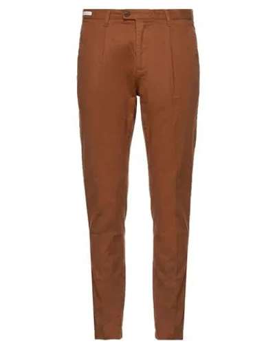 Moro Man Pants Brown Size 30 Linen, Cotton, Elastane