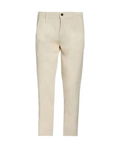 Moro Man Pants Ivory Size 32 Cotton, Elastane In White