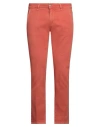 Moro Man Pants Rust Size 38 Cotton, Elastane In Red
