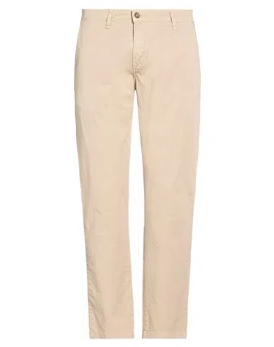 Moro Man Pants Sand Size 36 Cotton, Elastane In Brown