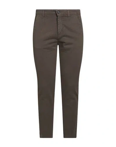 Moro Man Pants Taupe Size 30 Cotton, Elastane In Grey