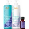Moroccanoil Blonde Shampoo And Conditioner 500ml Duo With Free  Treatment Purple 10ml (worth £105.75)