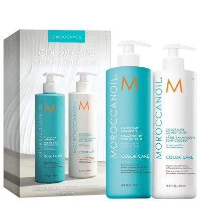 Moroccanoil Color Care Shampoo And Conditioner 500ml Duo In Multi