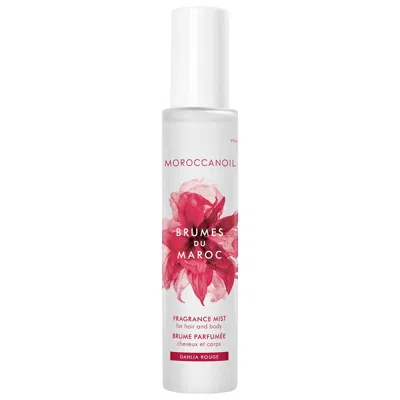 Moroccanoil Dahlia Rouge Hair & Body Fragrance Mist With Dahlia Petal & Pearl Tuberose 3.4 Oz/100 ml In Transparent