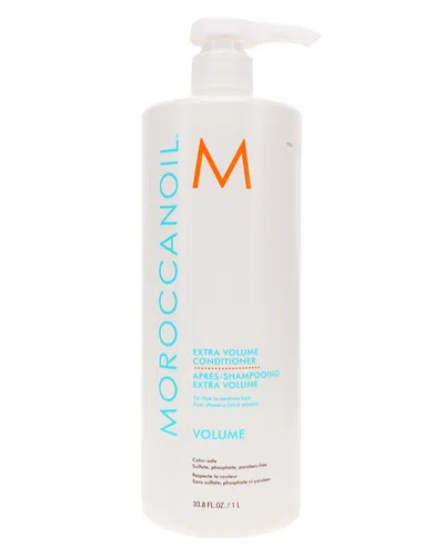 Moroccanoil Extra Volume Conditioner 33.8oz In Transparent