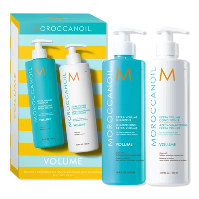 Moroccanoil Extra Volume Shampoo & Conditioner Half-liter Duo In Multi