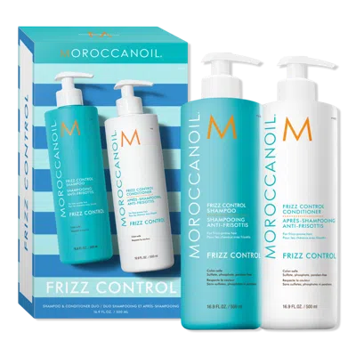 Moroccanoil Frizz Control Shampoo & Conditioner Half-liter Duo In Multi