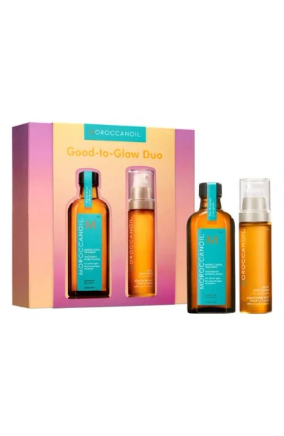 Moroccanoil ® Good To Glow Set (limited Edition) $86 Value In Transparent