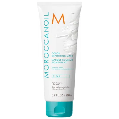 Moroccanoil High Gloss Shine Color Depositing Mask In Clear Clear 6.7 oz / 200 ml In White