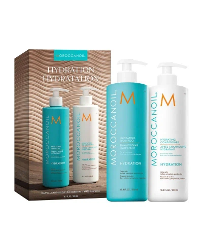 Moroccanoil Hydrating Shampoo And Conditioner Gift Set (2 X 500ml) In Multi