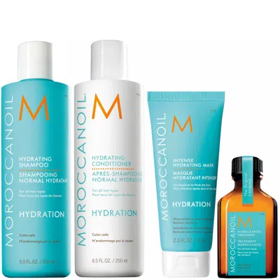 Moroccanoil Hydration Shampoo And Conditioner Set +  Treatment 25ml & Intense Hydrating Mask 75ml