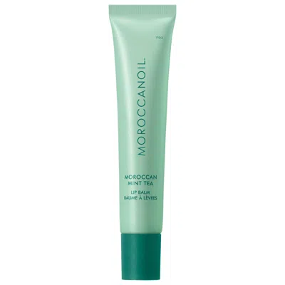 Moroccanoil Lip Balm - Hydrating Argan + Peptide Lip Treatment Moroccan Mint Tea 0.5 Oz/15 G In Transparent