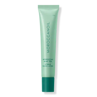 Moroccanoil Lip Balm – Hydrating Argan + Peptide Lip Treatment - Moroccan Mint Tea In Green