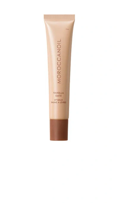 Moroccanoil Lip Balm - Hydrating Argan + Peptide Lip Treatment Vanilla Date 0.5 Oz/15 G In Transparent