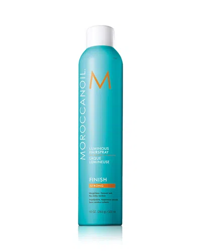 Moroccanoil Luminous Hairspray Strong Finish 10 Oz. In Transparent