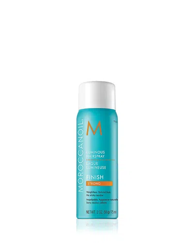 Moroccanoil Luminous Hairspray Strong Finish 2 Oz. In Blue