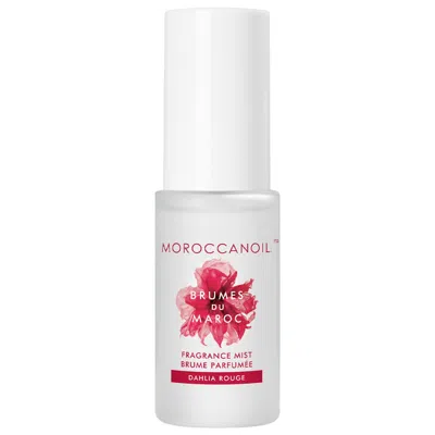 Moroccanoil Mini Dahlia Rouge Hair & Body Fragrance Mist With Dahlia Petal & Pearl Tuberose 1 Oz/30 ml In Transparent