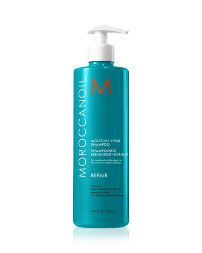 Moroccanoil Moisture Repair Shampoo 16.9 Oz. In Blue