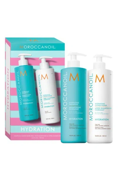 Moroccanoil ® Moisture Repair Shampoo & Conditioner Set $112 Value In White