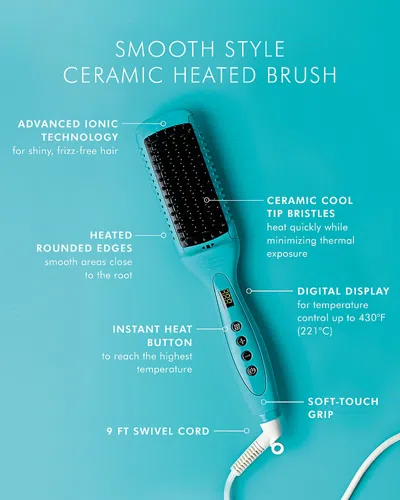 Moroccanoil Smooth Style Ceramic Heated Brush In Blue