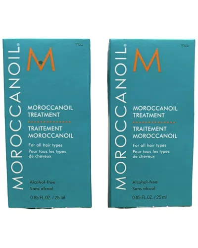 Moroccanoil Unisex 0.85oz Oil Hair Treatment 2 Pack In Transparent