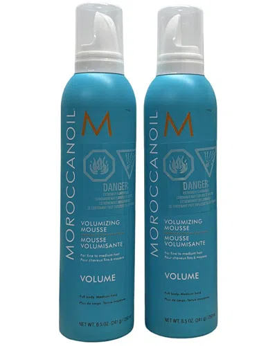 Moroccanoil Unisex 17oz Volumizing Mousse 2 Pack In Transparent