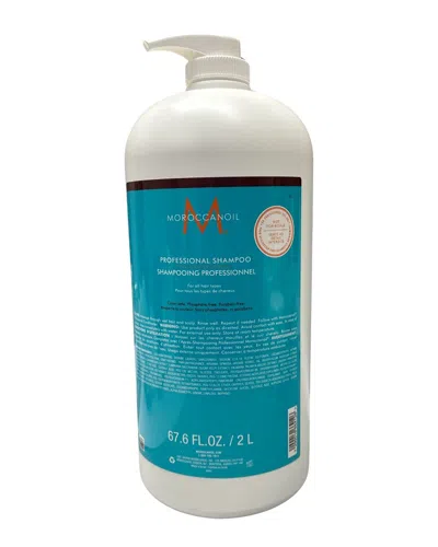 Moroccanoil Unisex 67.6oz Professional Shampoo In White