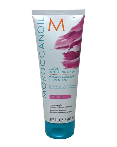 Moroccanoil Unisex 6.7oz Color Depositing Mask Hibiscus In White
