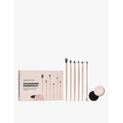 Morphe Eye Shaping Essentials Bamboo And Charcoal Infused Eye Brush Se In White