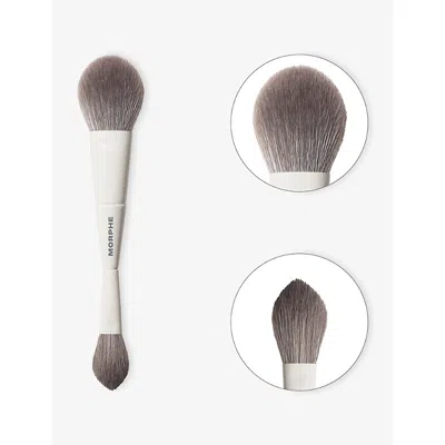 Morphe M160 Dual-ended Powder Brush In White