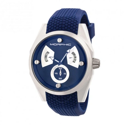 Morphic M34 Series Blue Dial Men's Watch 3409 In Blue / Silver