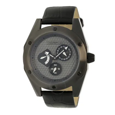 Morphic M46 Multi-function Charcoal Men's Watch Mph4605 In Grey/black