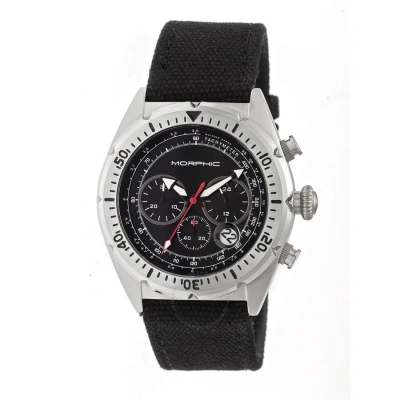 Morphic M53 Series Chronograph Black Dial Men's Watch 5301 In Black / Grey