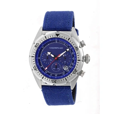 Morphic M53 Series Chronograph Blue Dial Men's Watch 5303 In Black / Blue