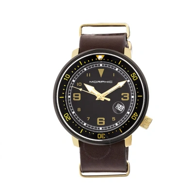 Morphic M58 Series Black Dial Men's Watch 5804 In Gray