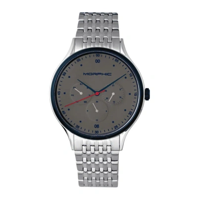 Morphic M65 Series Grey Dial Men's Watch 6501 In Metallic
