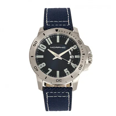 Morphic M70 Series Quartz Blue Dial Men's Watch 7002 In Blue/silver Tone
