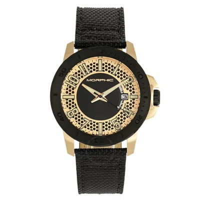 Morphic M70 Series Quartz Men's Watch 7003 In Gold Tone/black