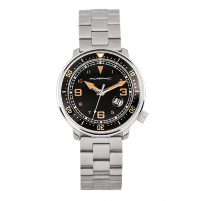 MORPHIC MORPHIC M74 SERIES BRACELET WATCH W/MAGNIFIED DATE DISPLAY
