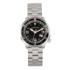Morphic M74 Series Bracelet Watch W/magnified Date Display In Gunmetal/black & Silver/black