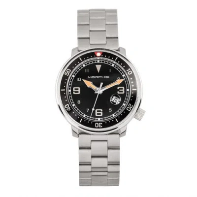 MORPHIC MORPHIC M74 SERIES BRACELET WATCH W/MAGNIFIED DATE DISPLAY