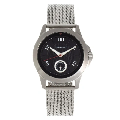 Morphic M80 Series Quartz Black Dial Men's Watch 8002 In Black / Silver
