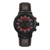 Morphic M91 Series Quartz Red Dial Men's Watch Mph9104 In Red/black