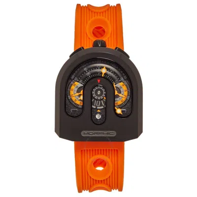 Morphic M95 Series Black Dial Mens Watch Mph9505 In Orange/black