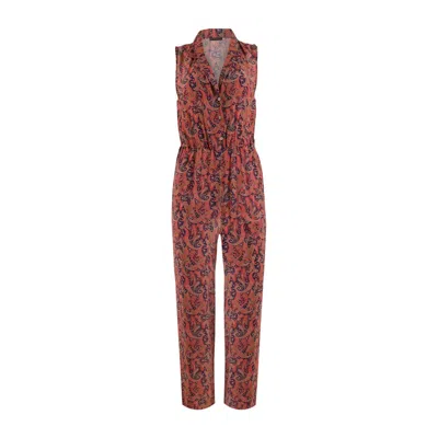 Morrato Bali Women's Blue Freya Jumpsuit Sleeveless Maizey Navy
