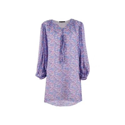 Morrato Bali Women's Blue Gilly Mini Dress Angie Pristine