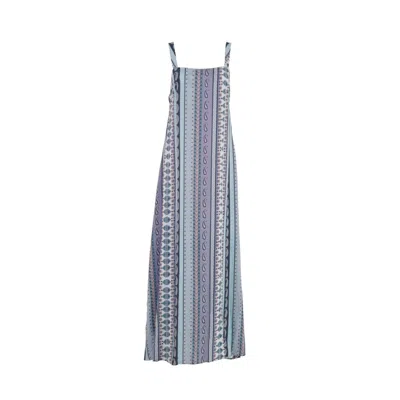 Morrato Bali Women's Blue Hyssop Maxi Dress Janis Lilac