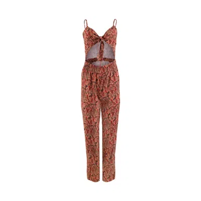 Morrato Bali Women's Brown Clarissa Jumpsuit Maizeysepia