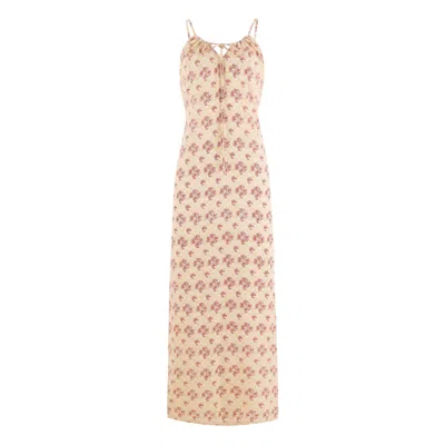 Morrato Bali Women's Brown Seda Maxi Dress Amadeus Papyrus